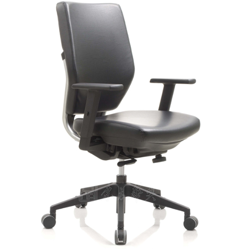 Office Chair|Fashion Medium Back Chair|Office Furniture|Leather Medium Back Chair|办公椅,多功能职员椅,真皮中班椅 CG-X03MP