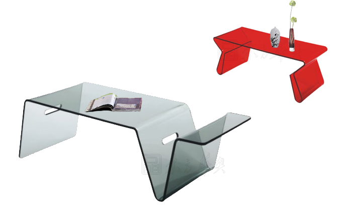 Office Sofa|Glass Tea Table|Office Furniture||一体成型茶几